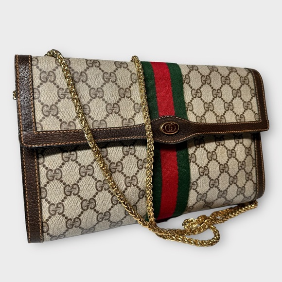 ♦️SOLD♦️Gucci Ophidia Sherry Line Supreme GG Monogram Clutch Crossbody Bag - Picture 5 of 16